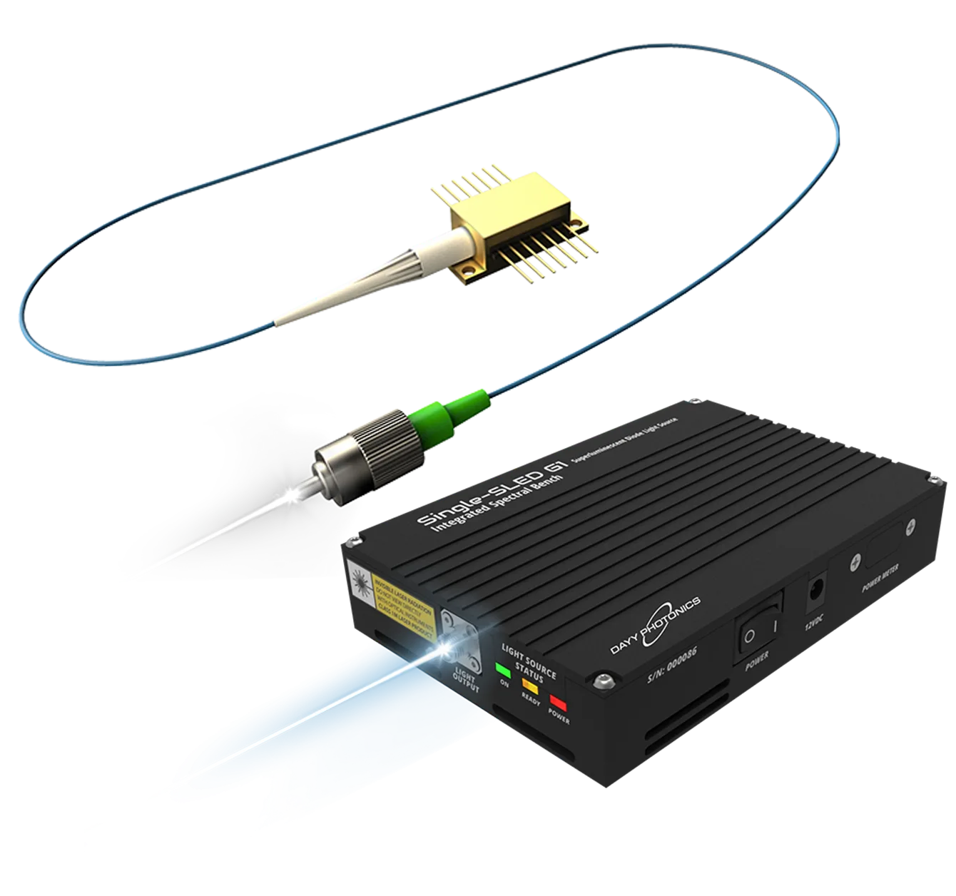 Dayy single channel superluminescent diode source
